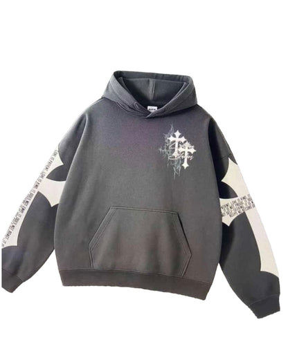 Heavy screenprinted hoodie